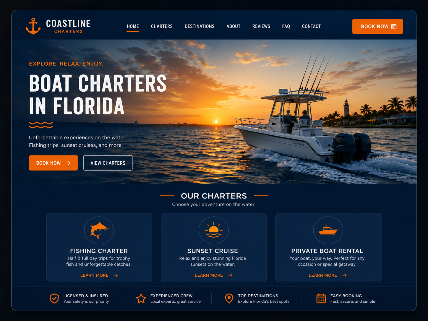 Pier Pressure Booking preview