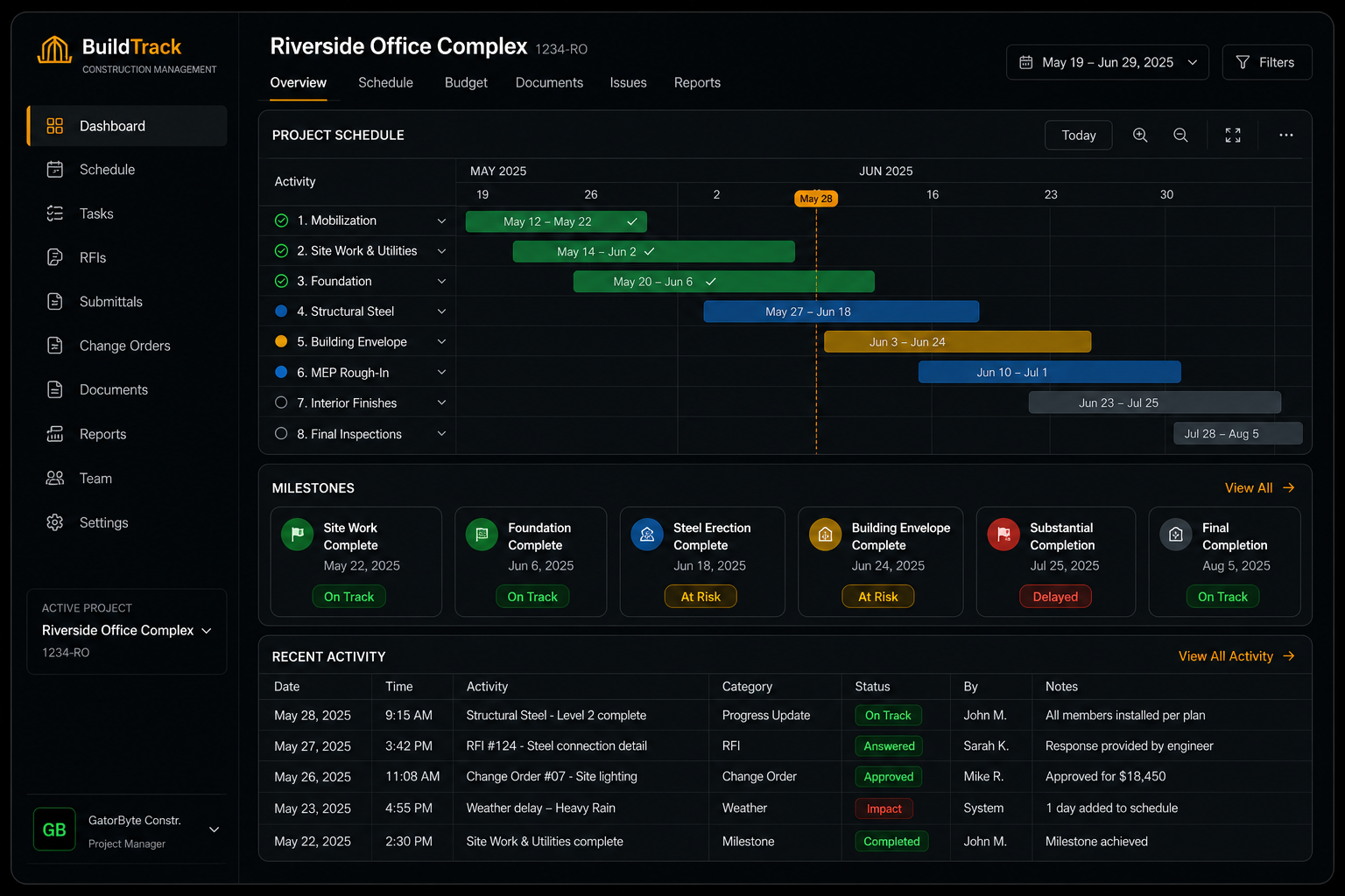 Schedule Tracker preview